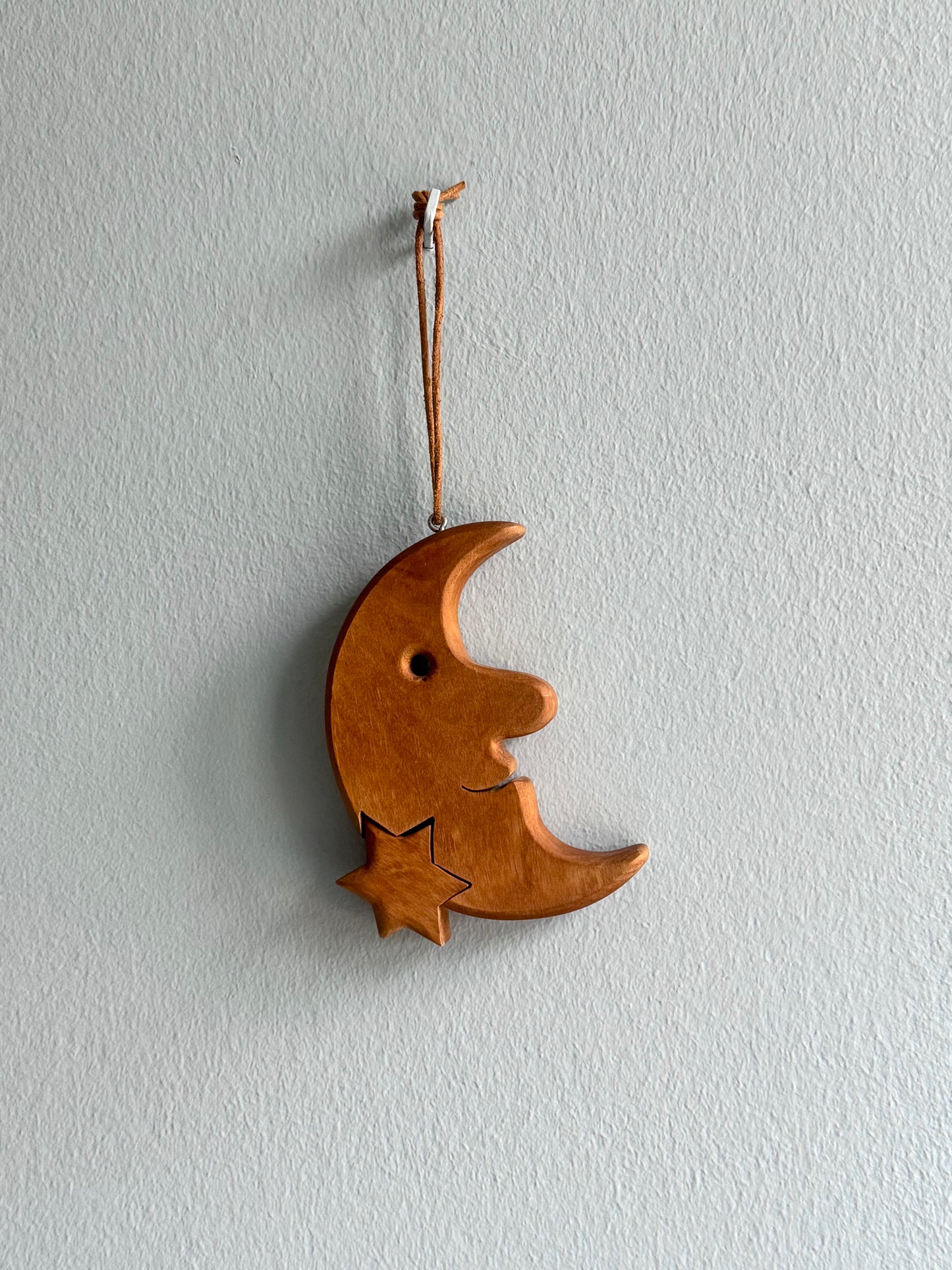 Small wooden moon