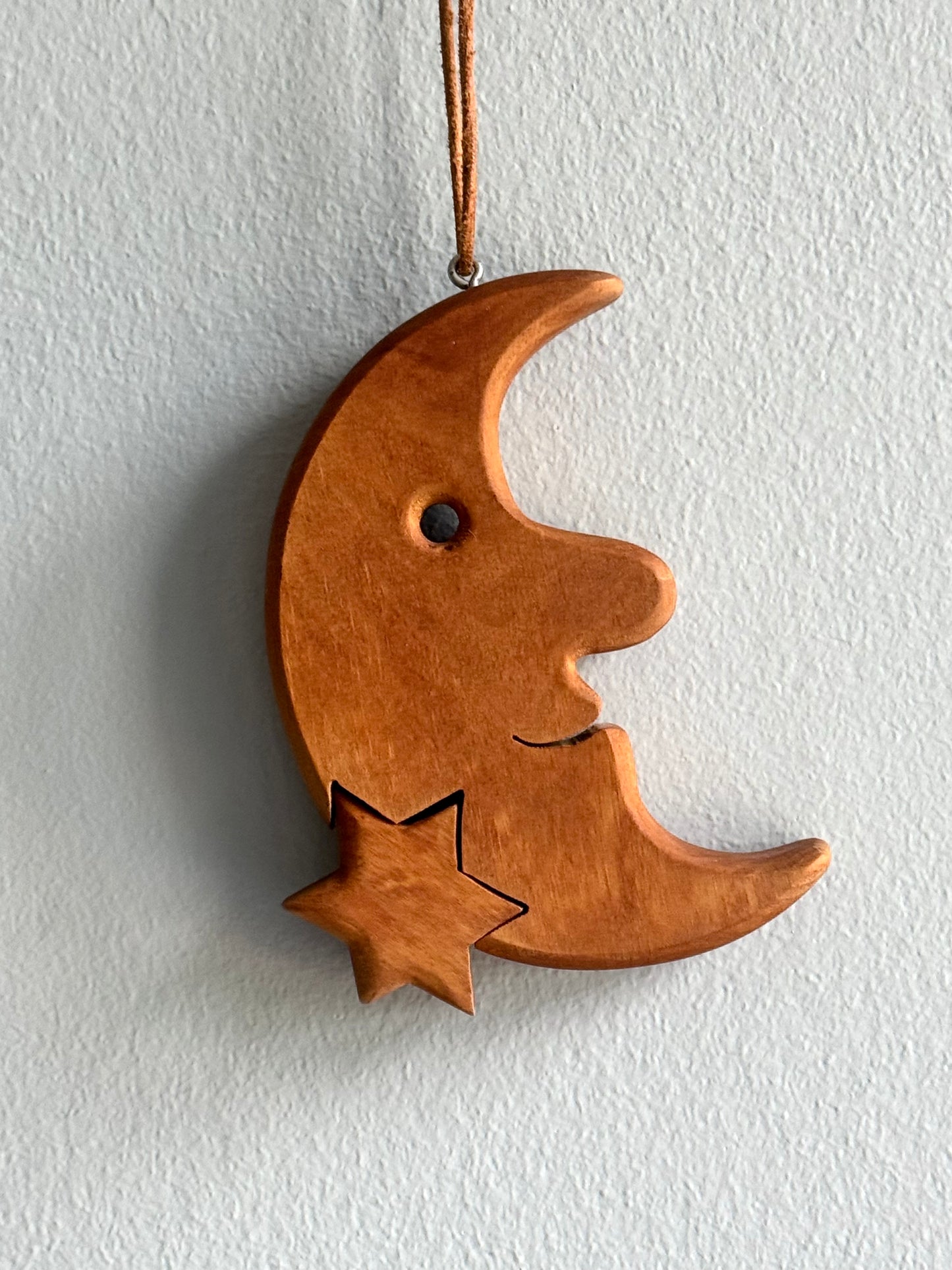 Small wooden moon