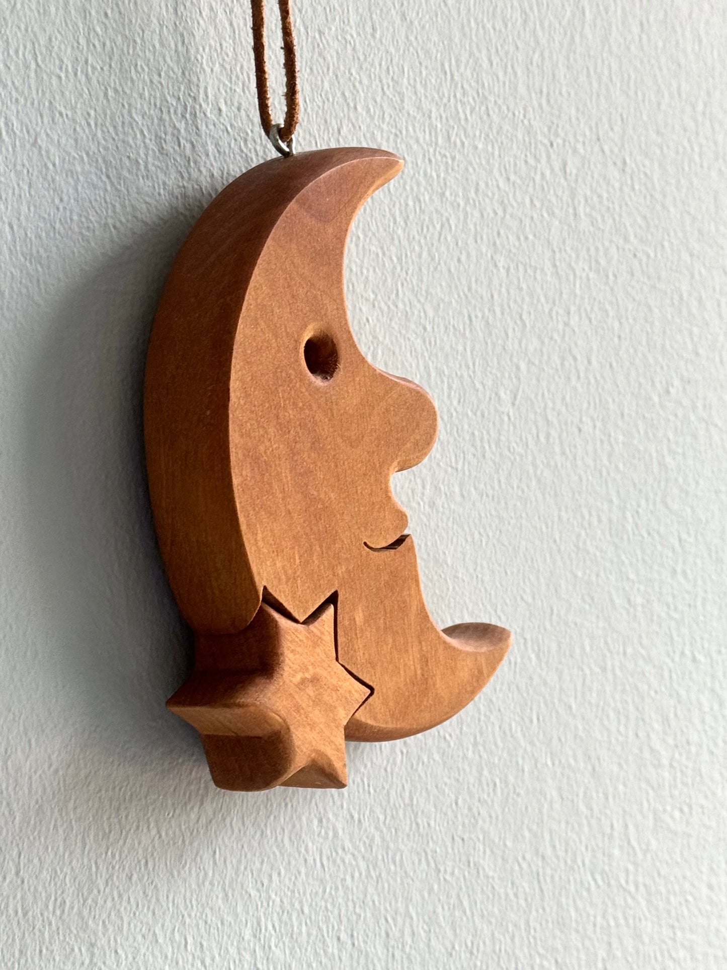 Small wooden moon
