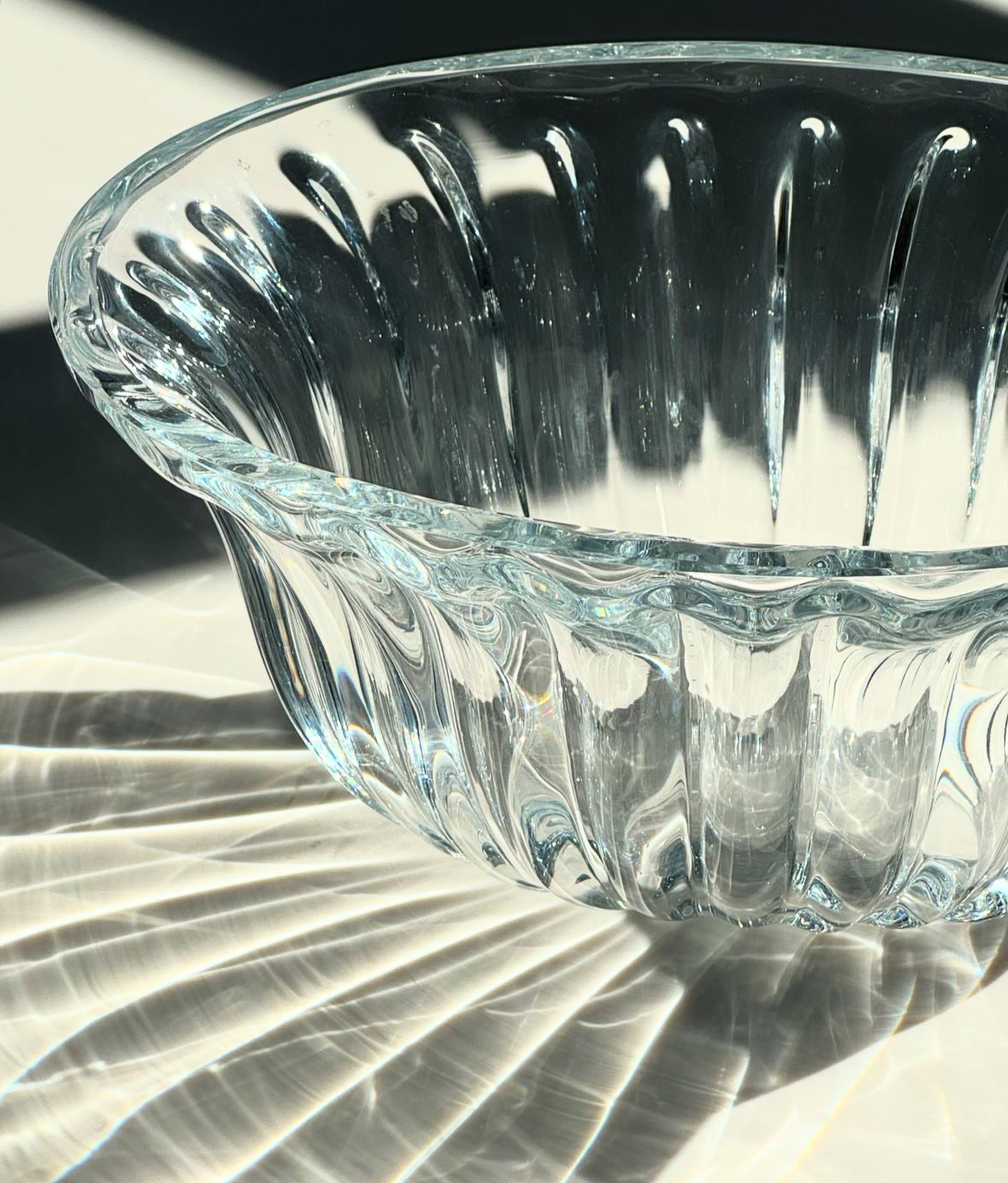 Big glass bowl