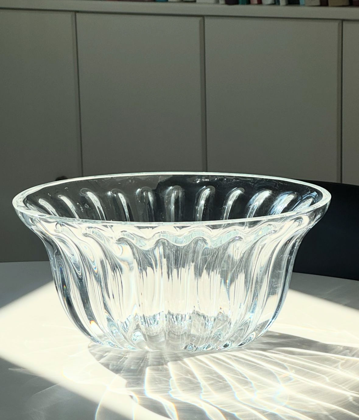 Big glass bowl
