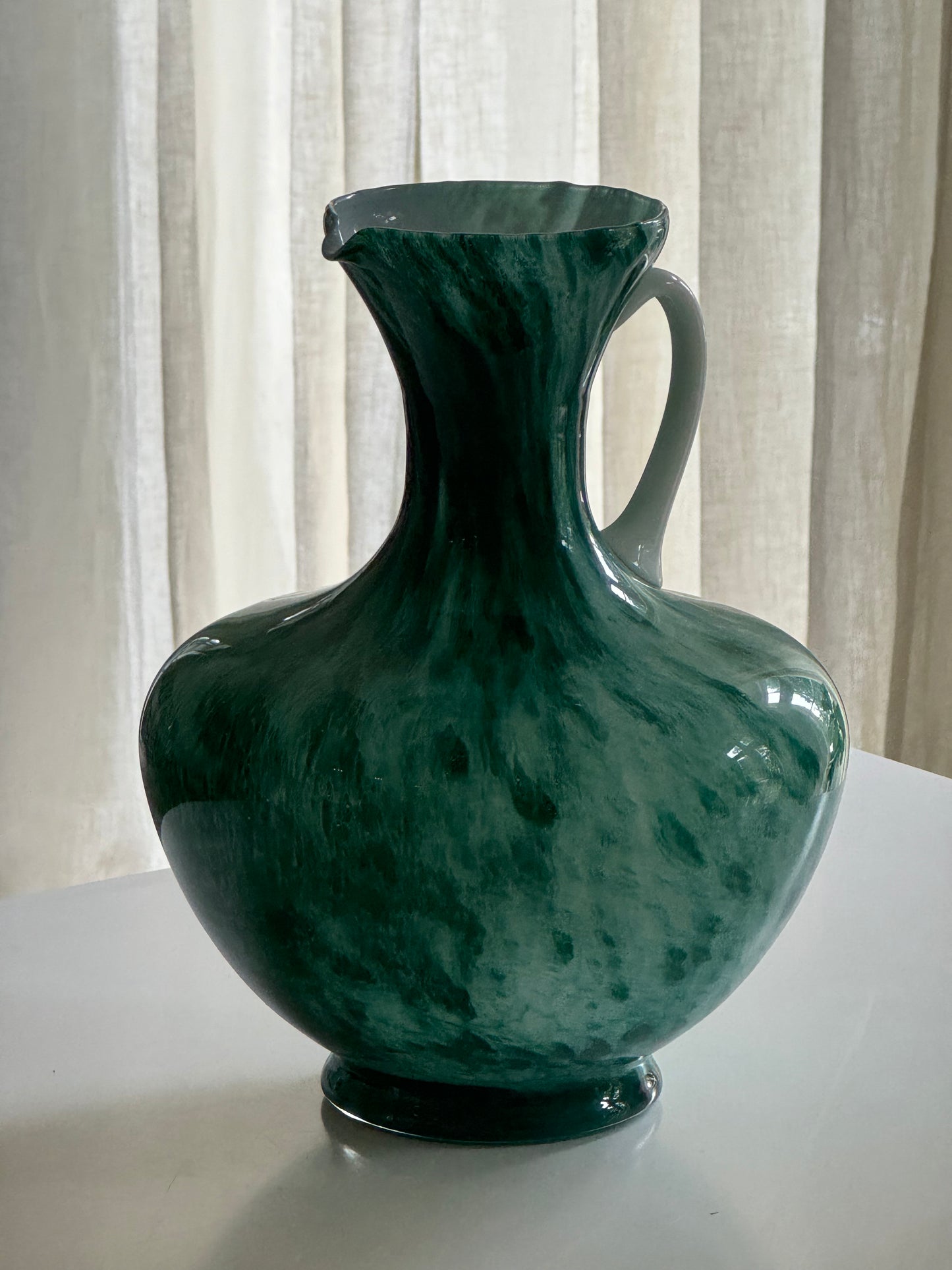 Glass pitcher