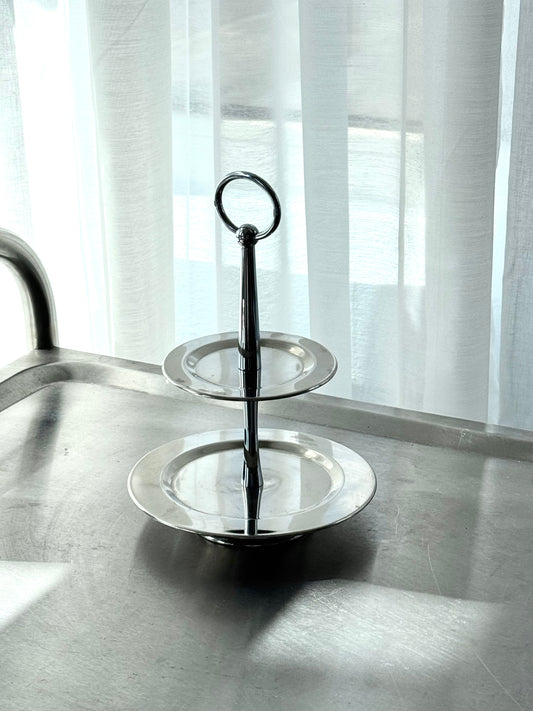 Steel etagere