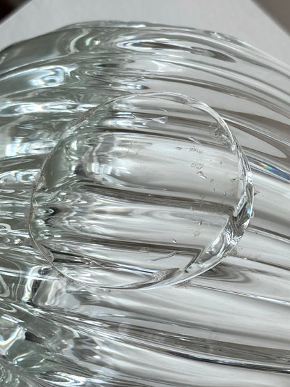 Handmade glass wave
