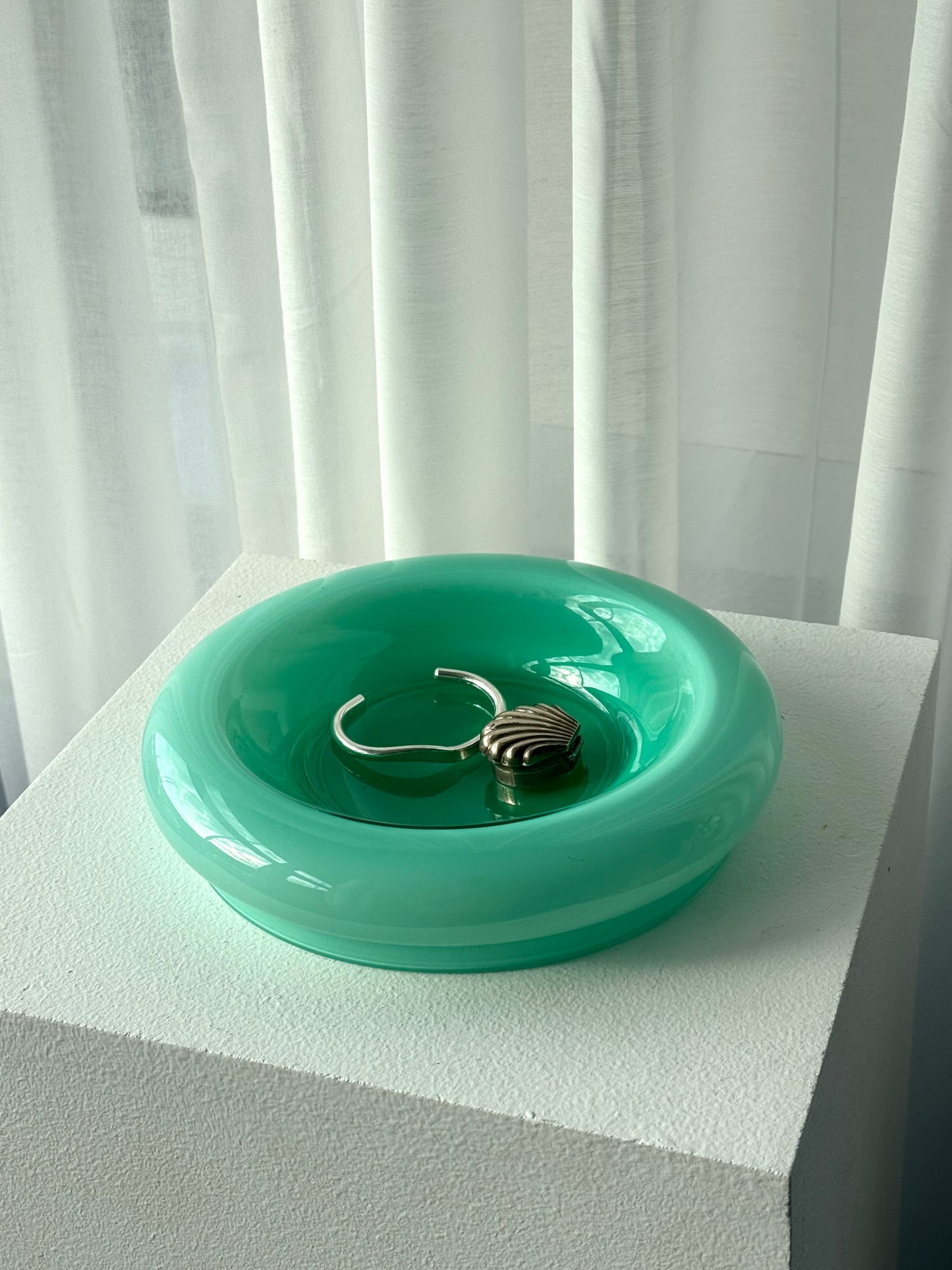Murano bonbonniere and bowl