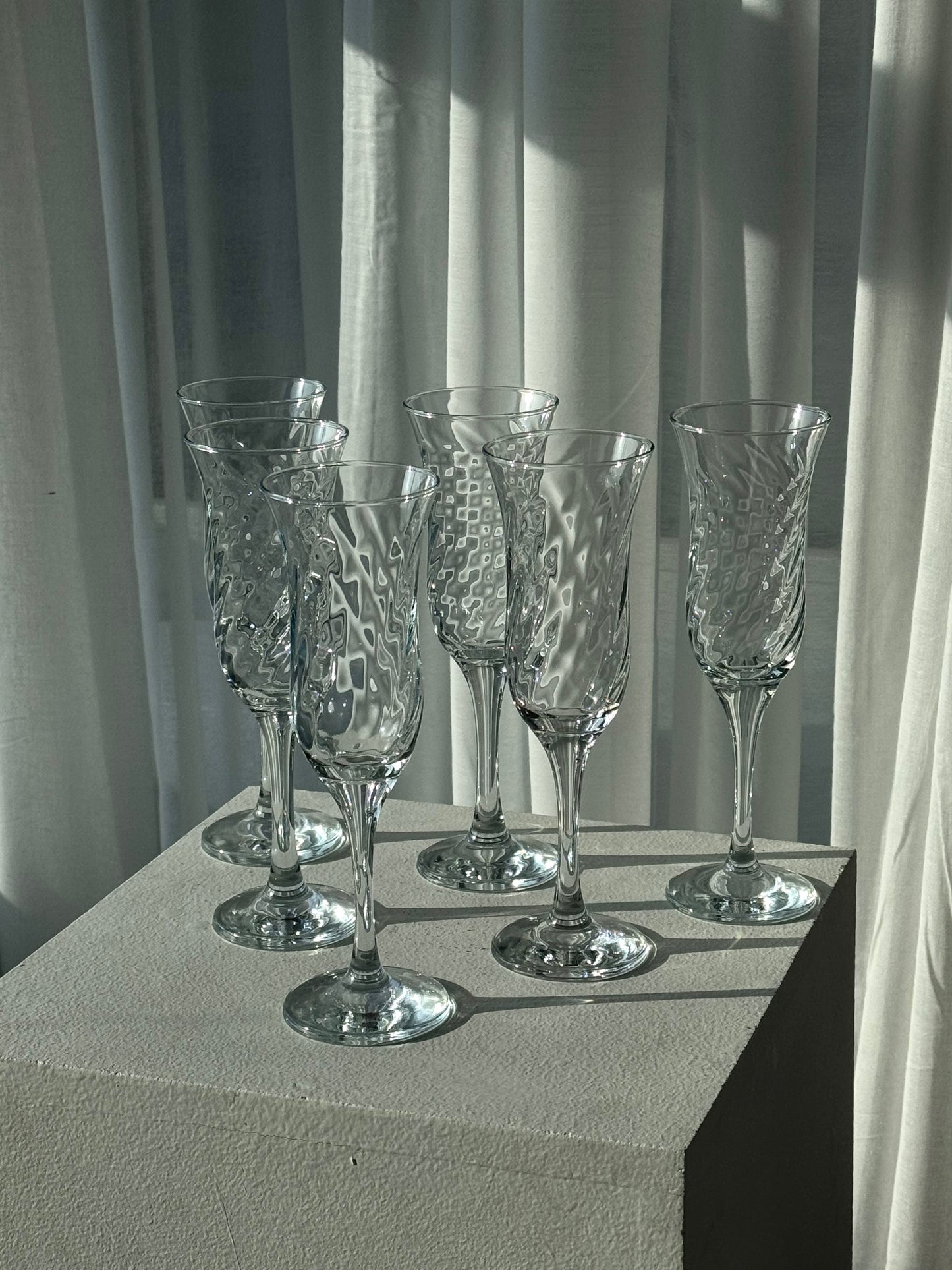 Champagne glasses