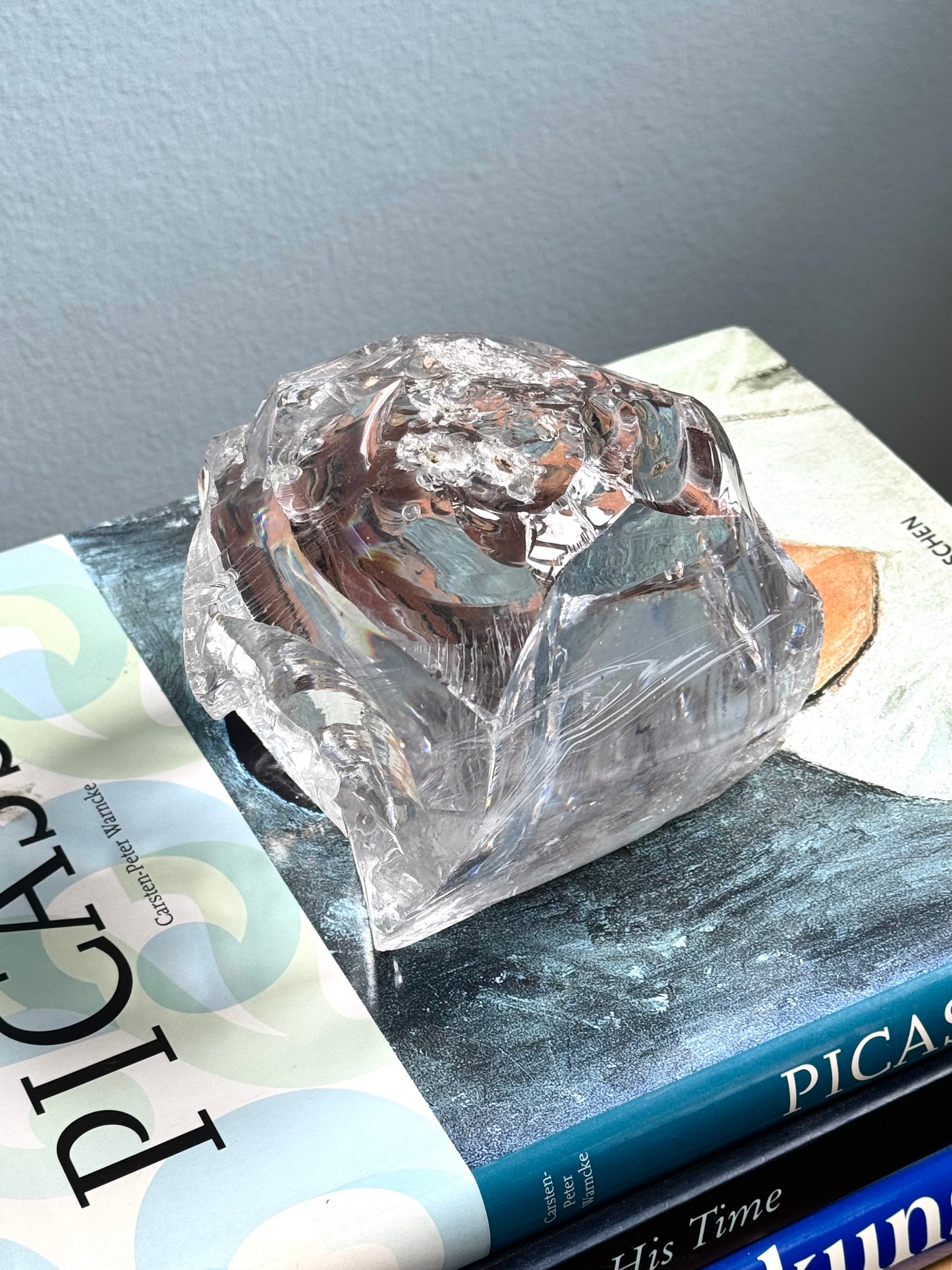 Clear raw glass