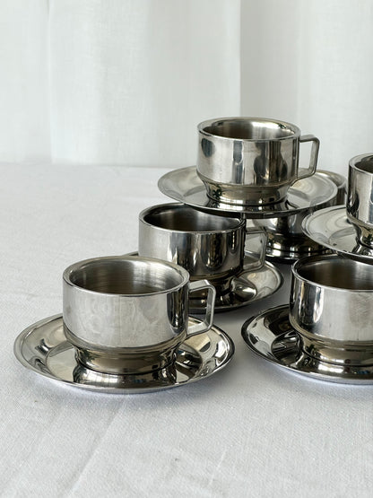 Inox italy espresso cups
