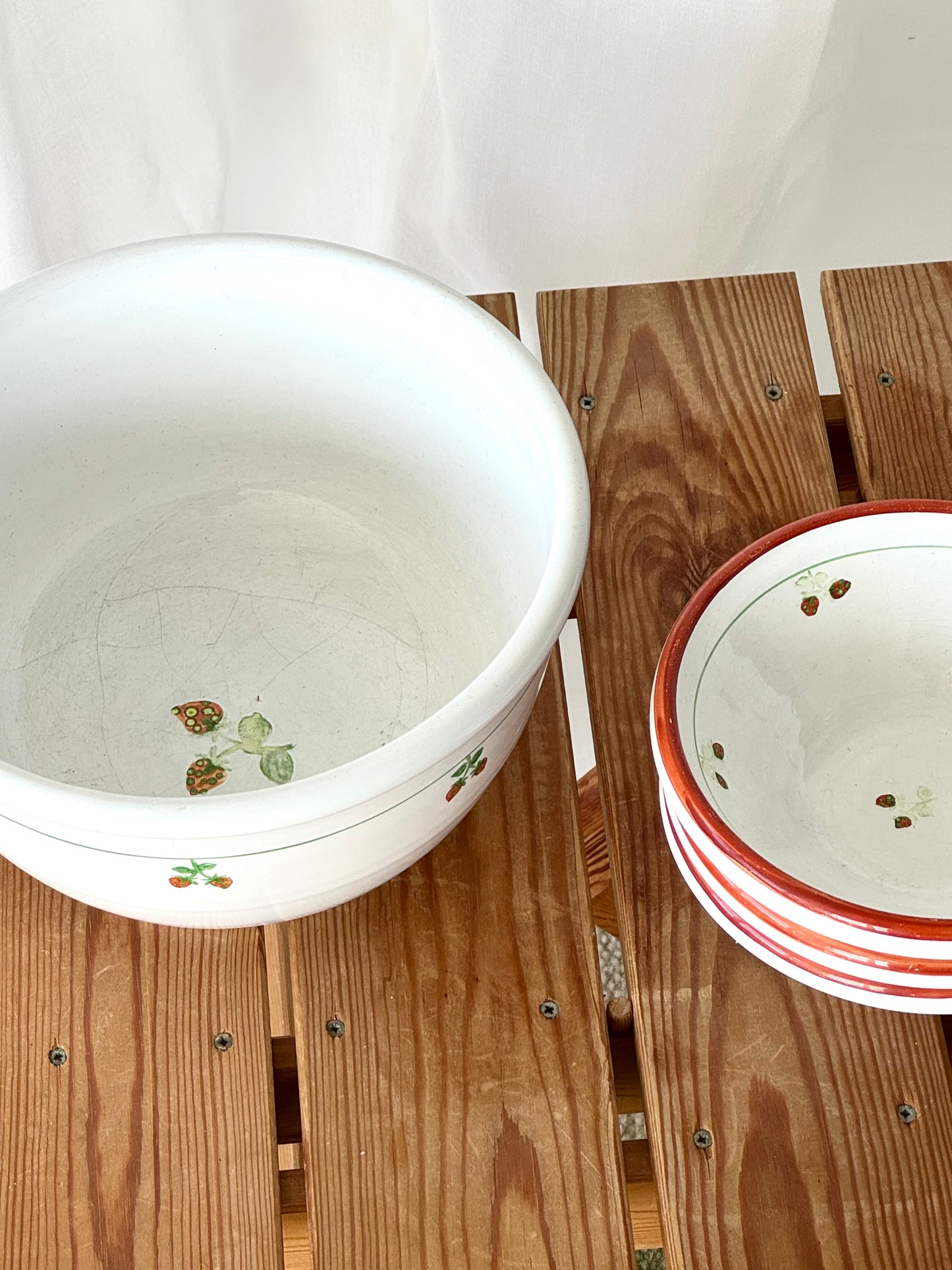 Strawberry bowls