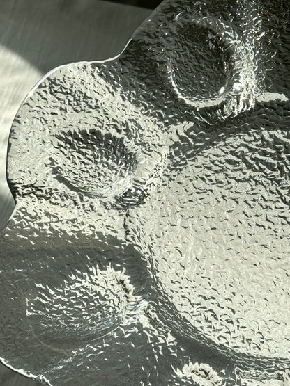 Glass egg dish