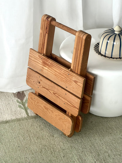 Wooden side table/stool