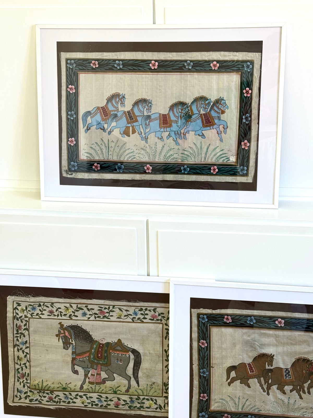 Framed horses