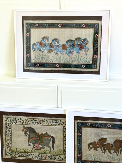 Framed horses