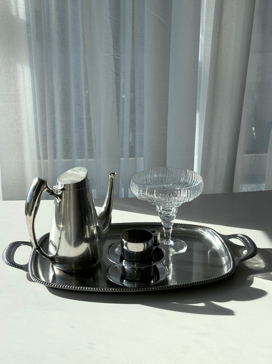 Silver plated jug