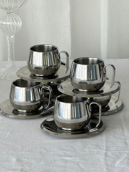 Inox italy espresso cups