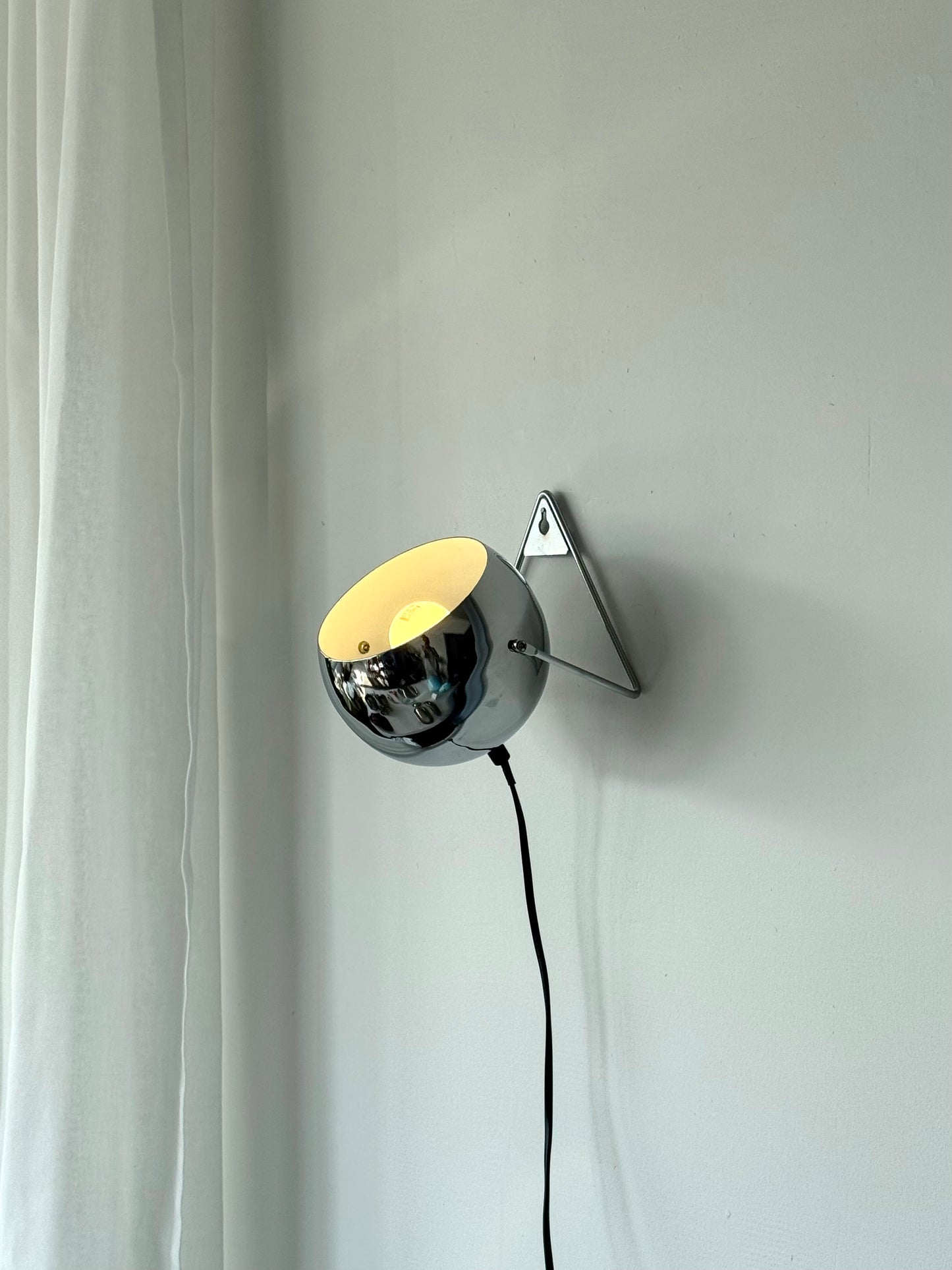 Space age Chrome lamp