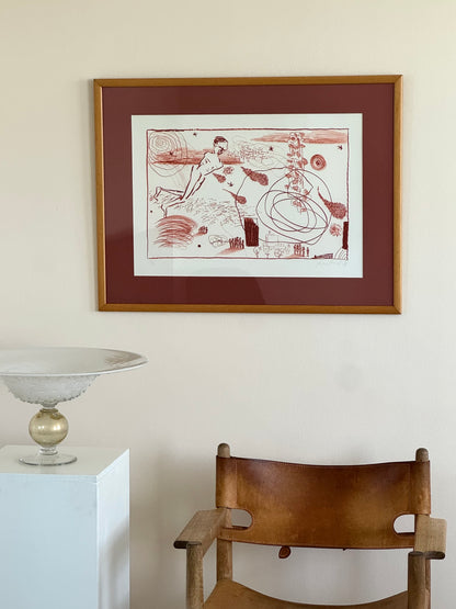 Novotel collection lithograph