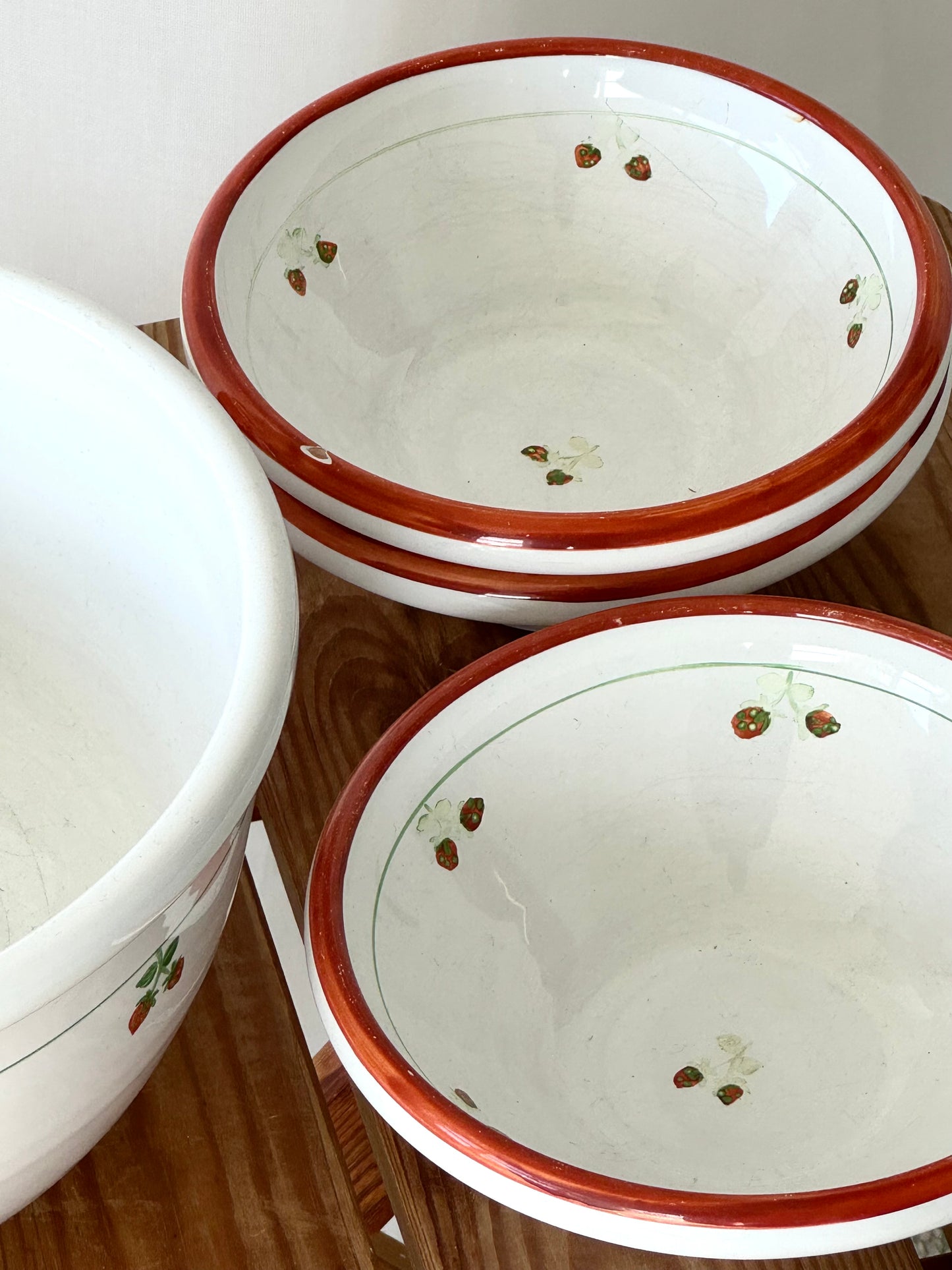 Strawberry bowls