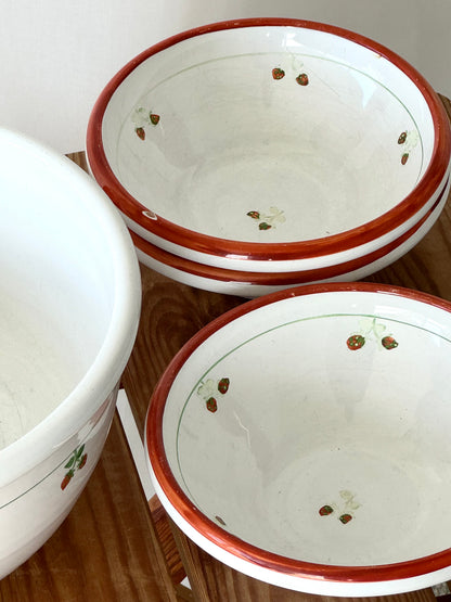 Strawberry bowls