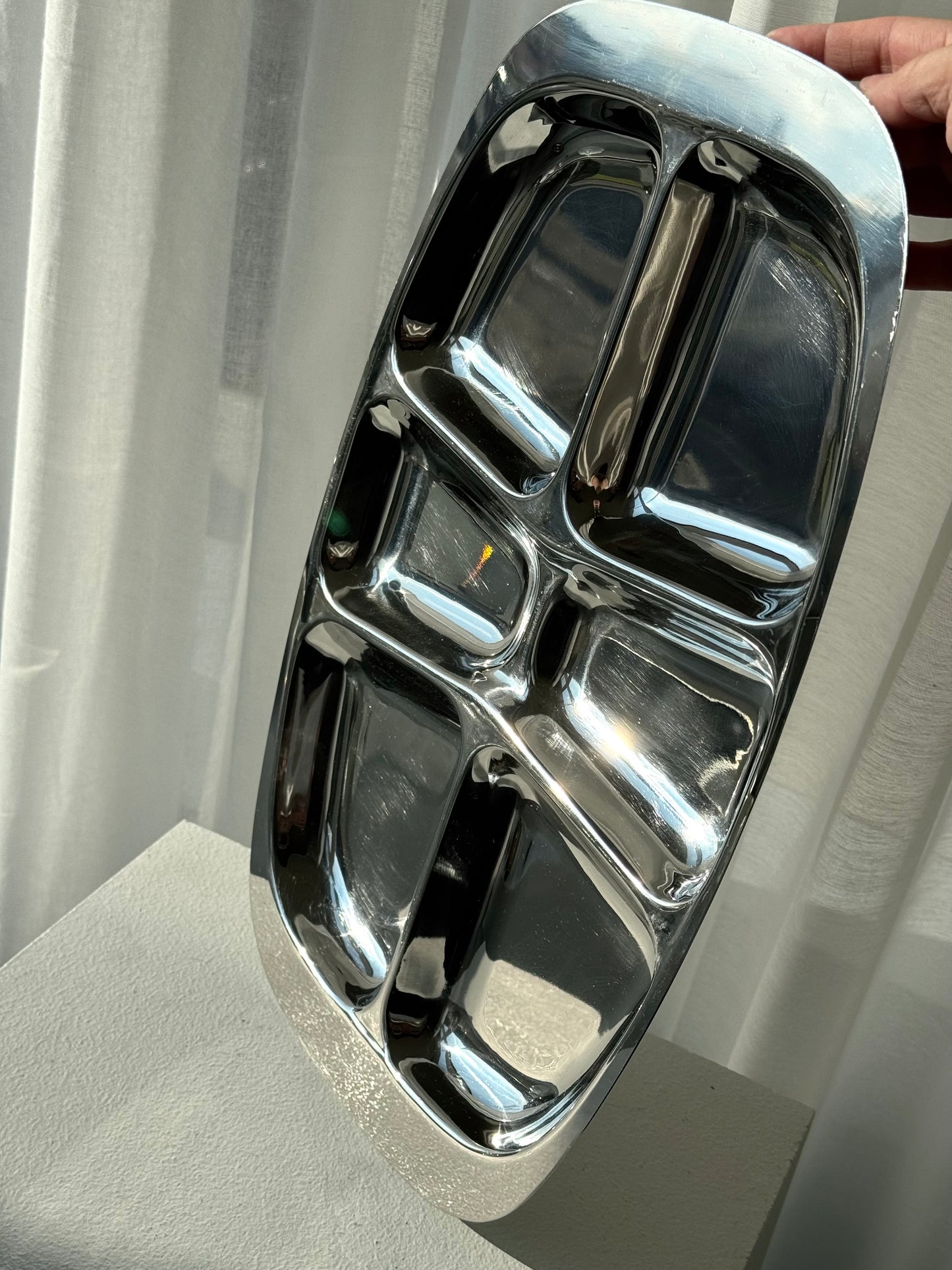 Divided Inox dish