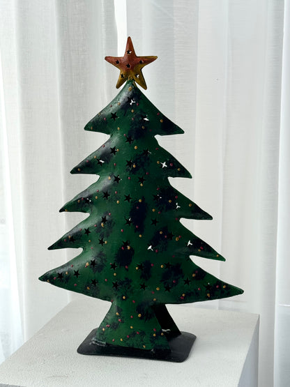 Christmas tree candle holder
