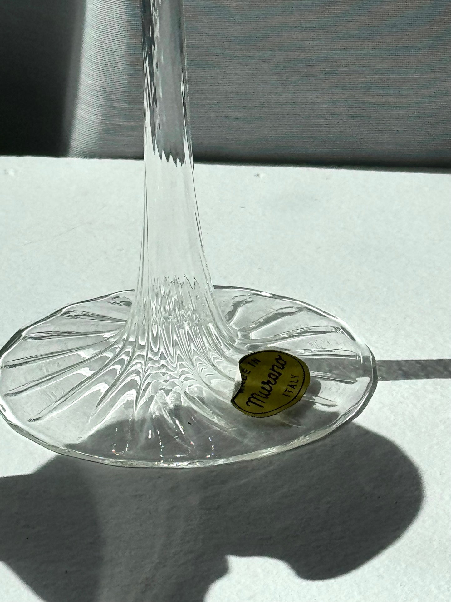 Murano single flower vase