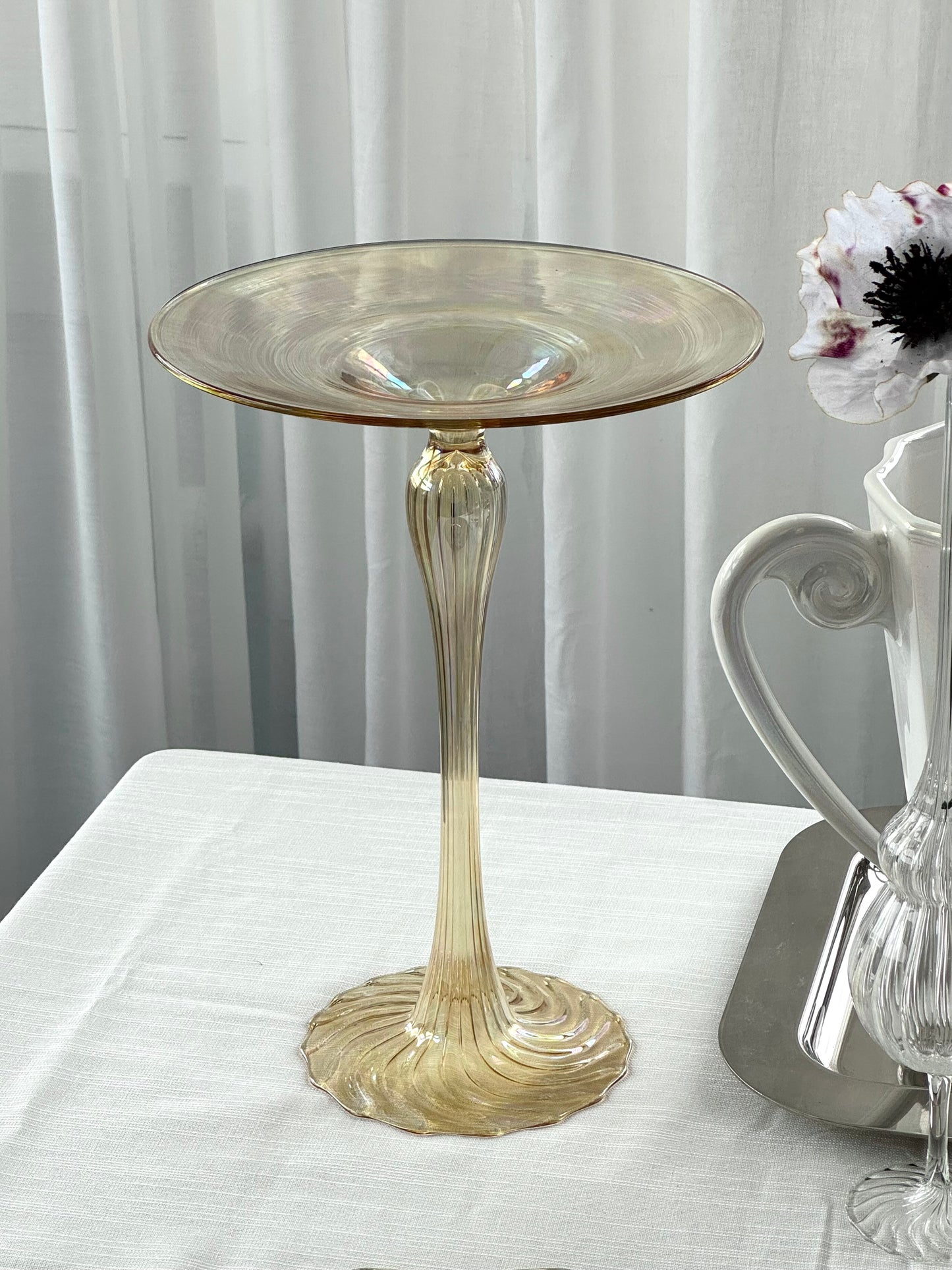 Murano glass stand
