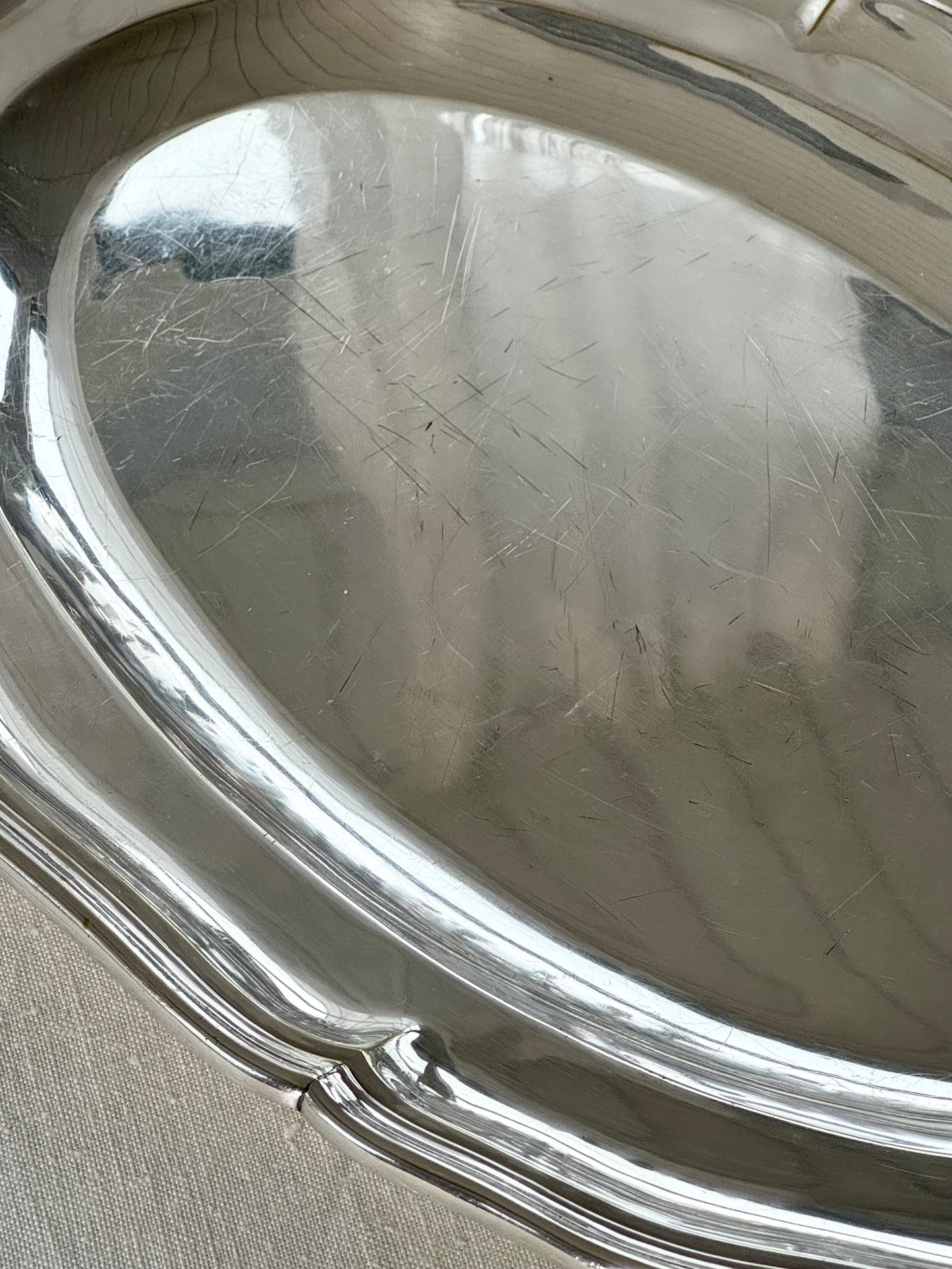 Silver plated dish