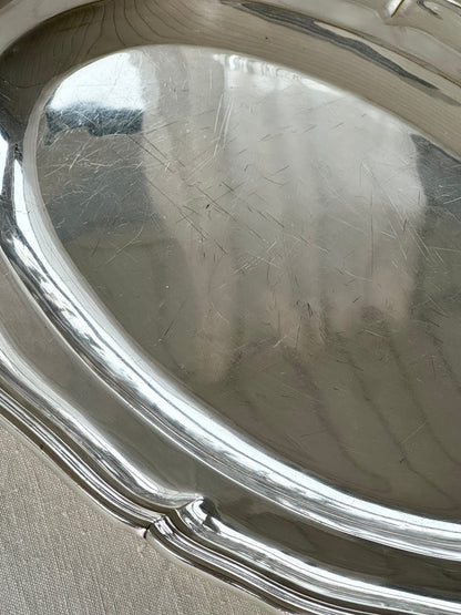Silver plated dish