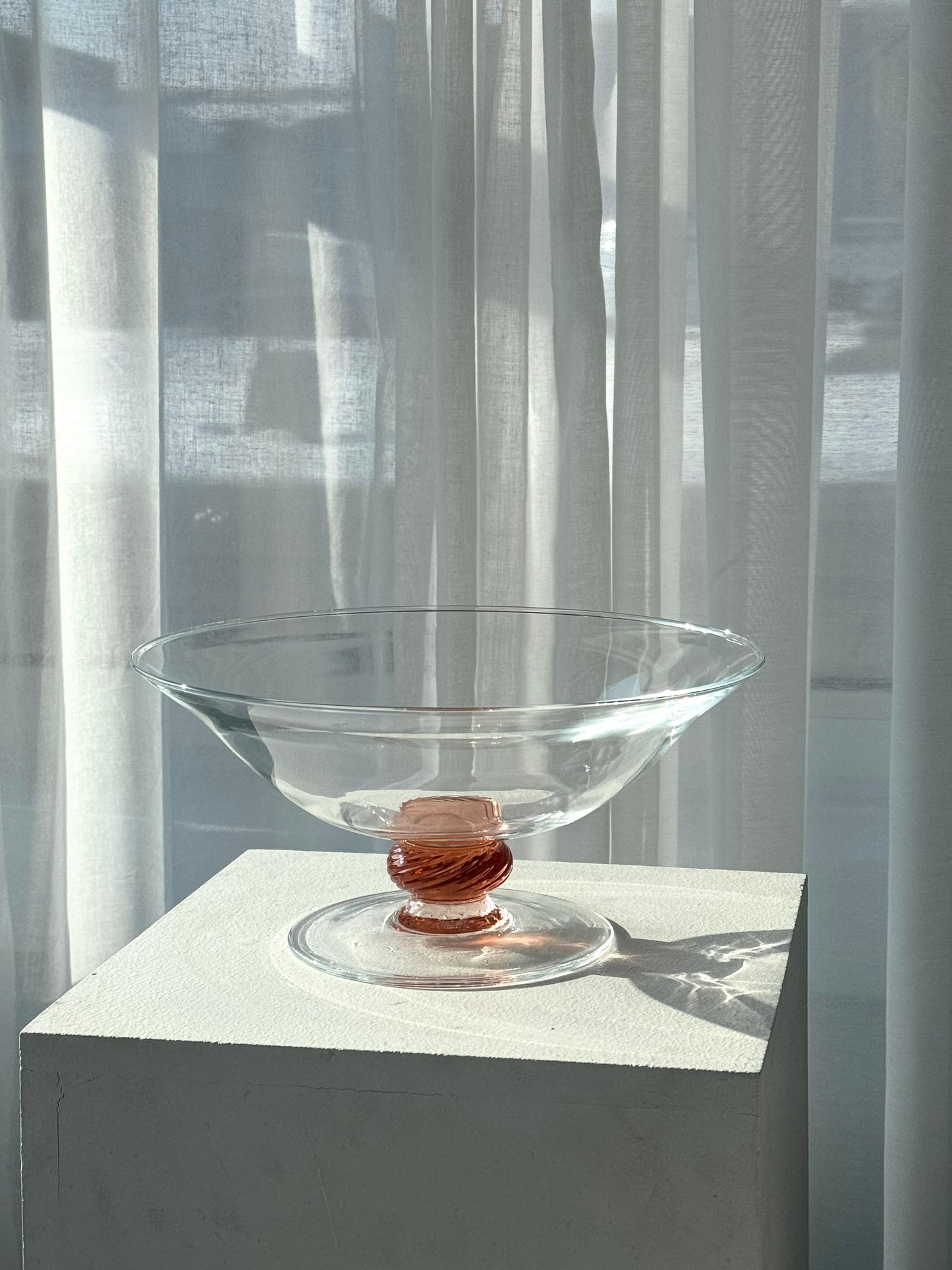 Handmade bowl on foot