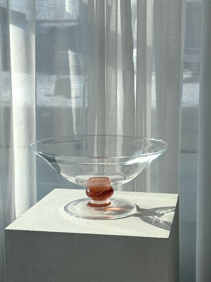 Handmade bowl on foot