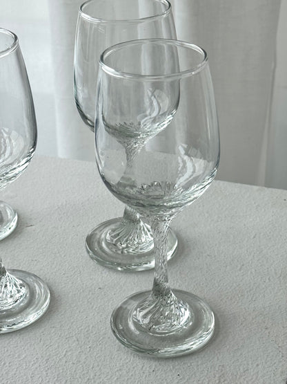 Swirl stem Wine glass