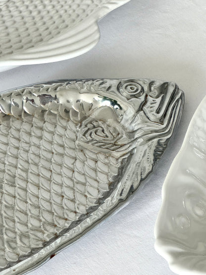 Steel fish dish