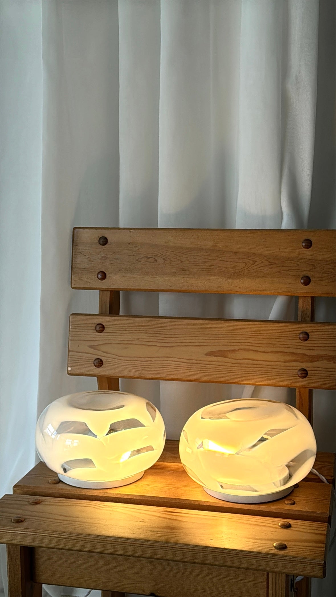 Vintage Murano lamps