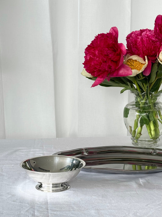 Silver plated bowl