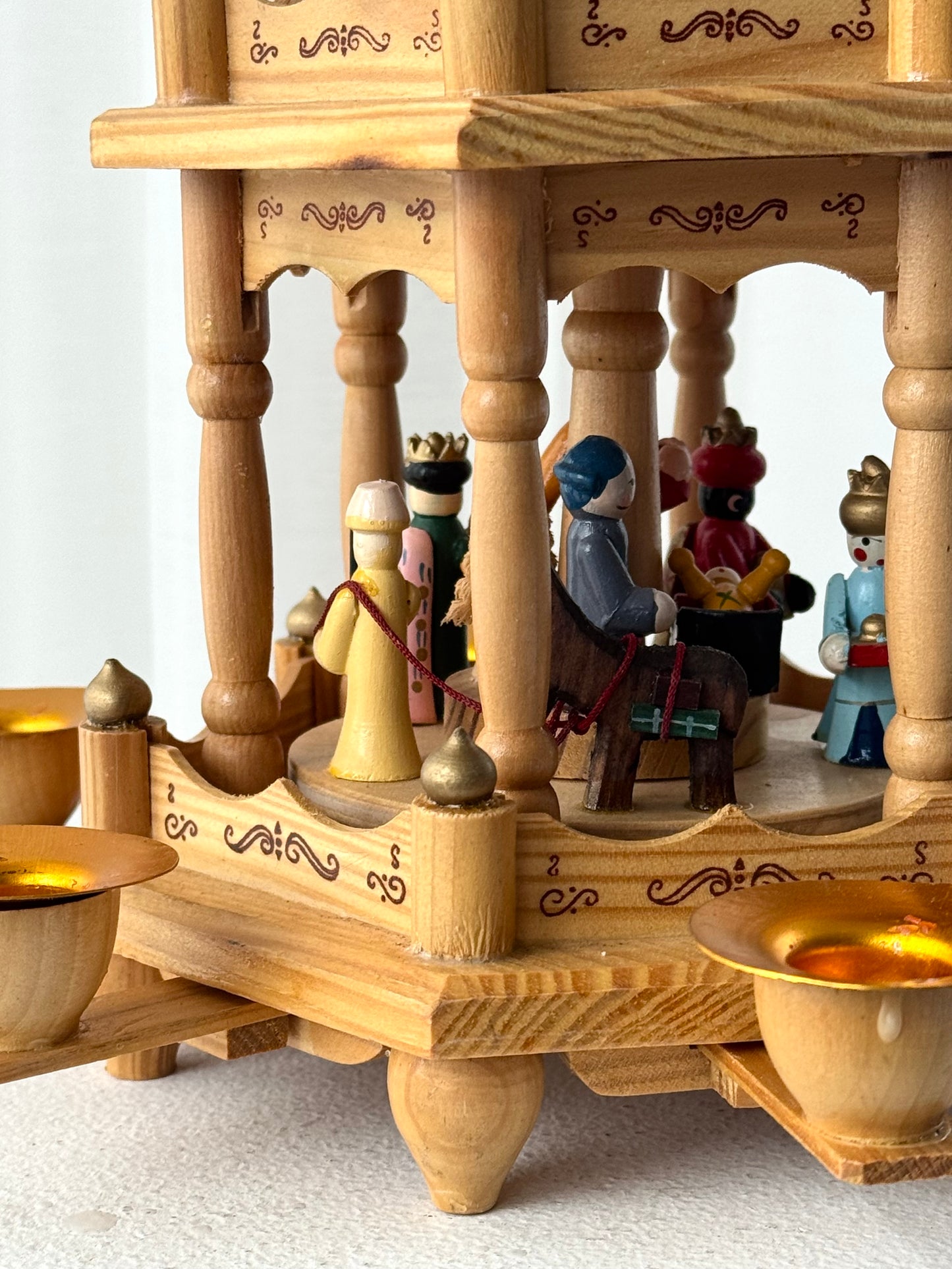 3 tier wooden pyramid