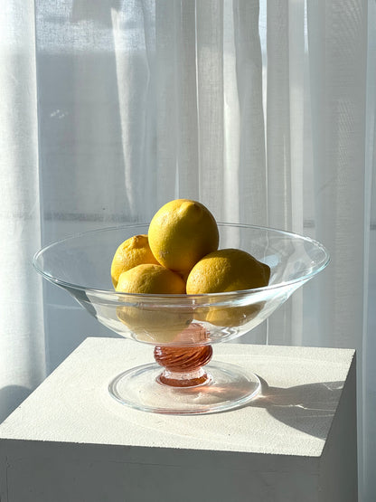 Handmade bowl on foot