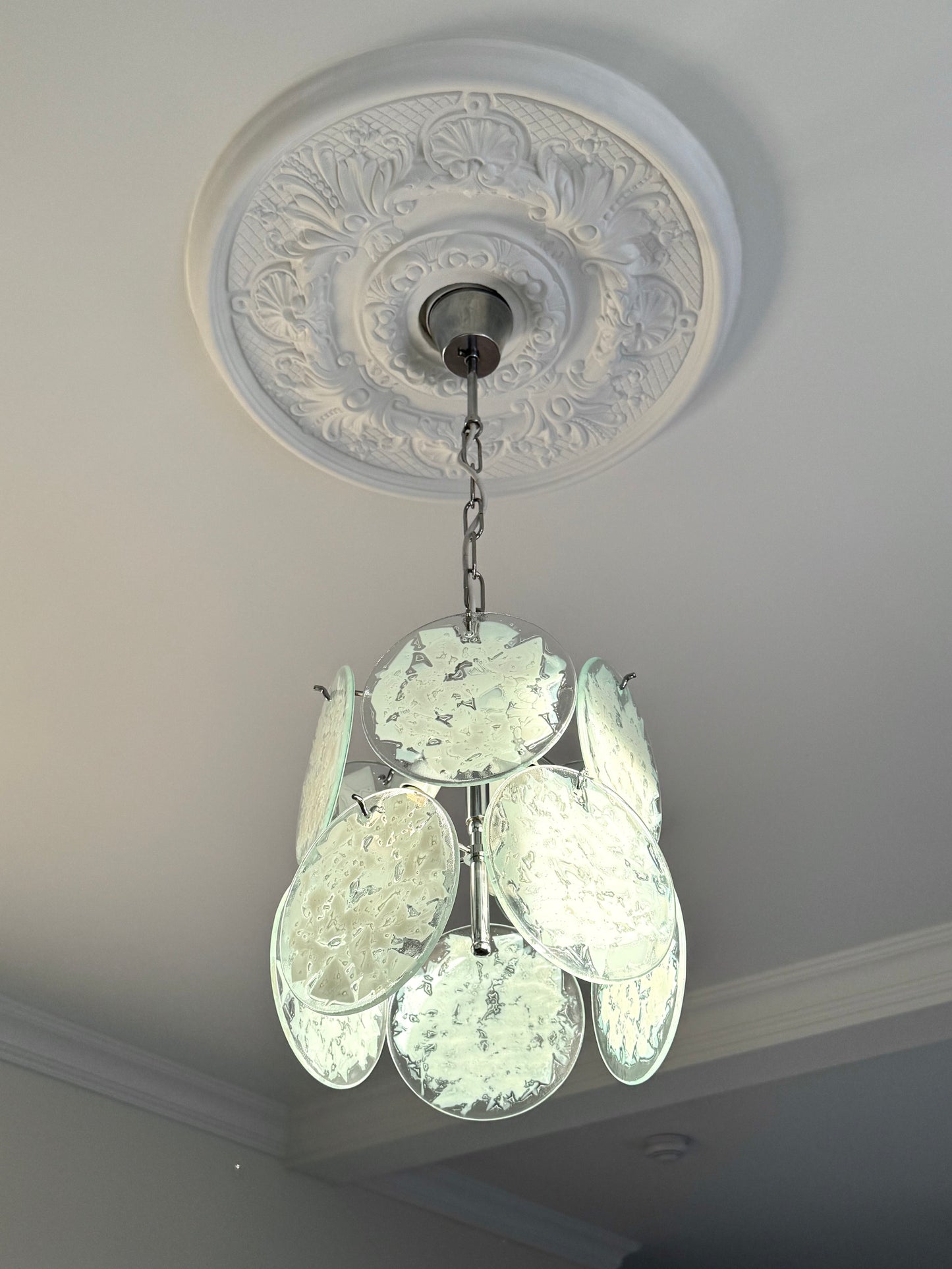 Murano Disc chandelier