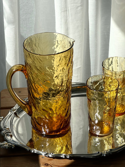 Pitcher and glasses