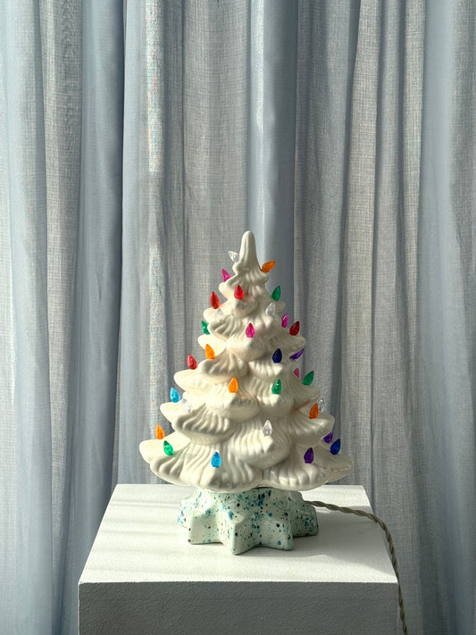 Medium ceramic Christmas three