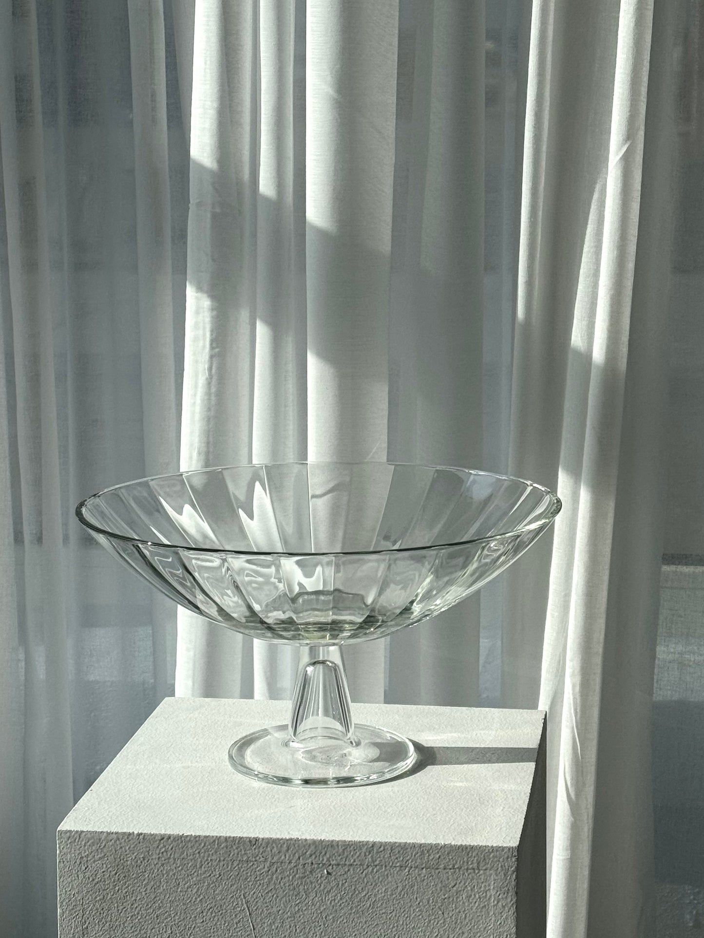 Glass centerpiece