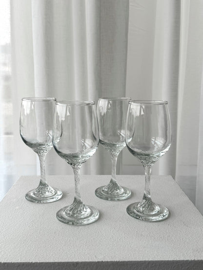 Swirl stem Wine glass
