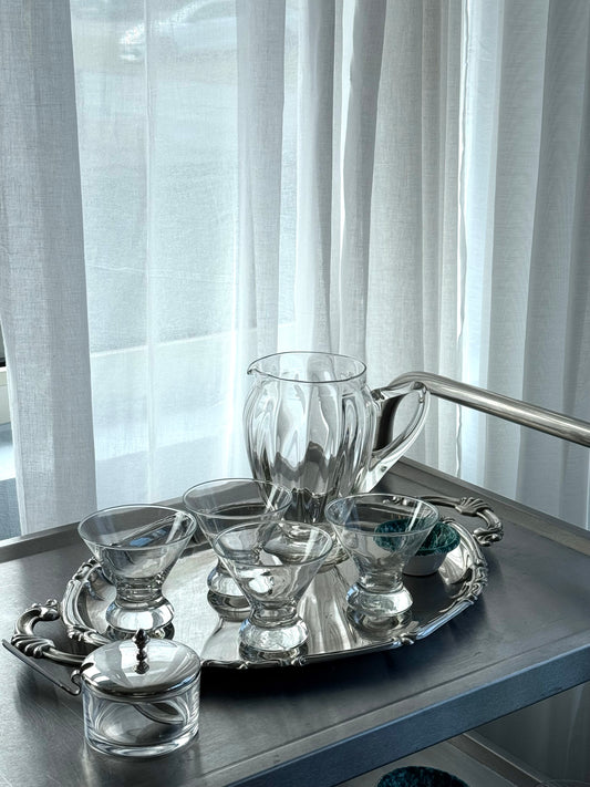 Chunky cocktail glasses