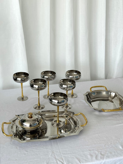 Brass detailed trays