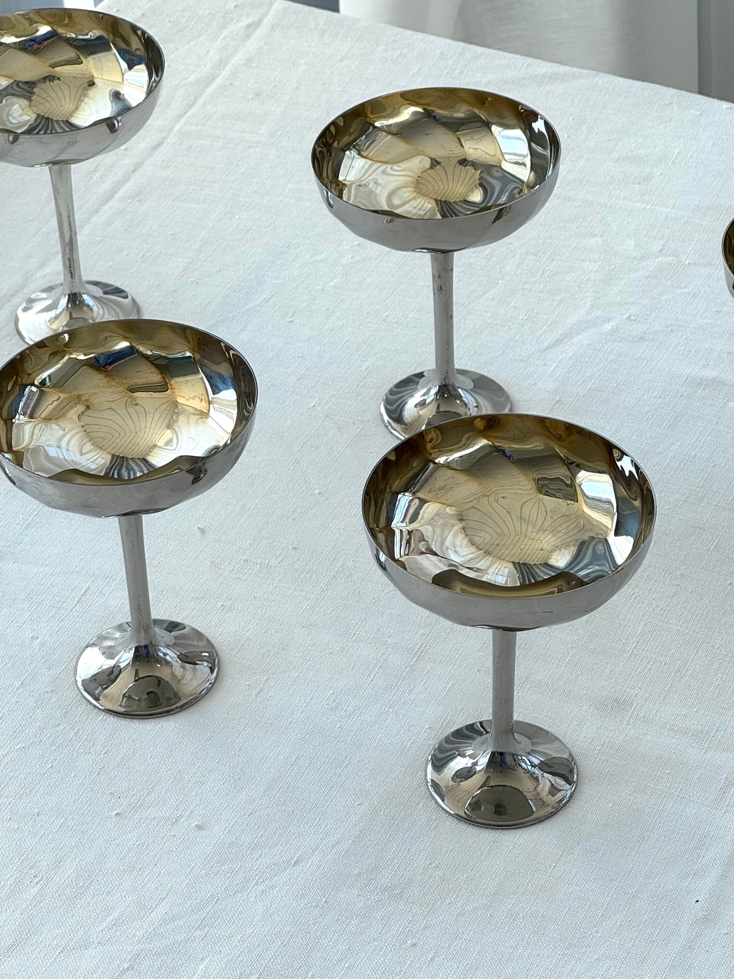 Silver plated coupes