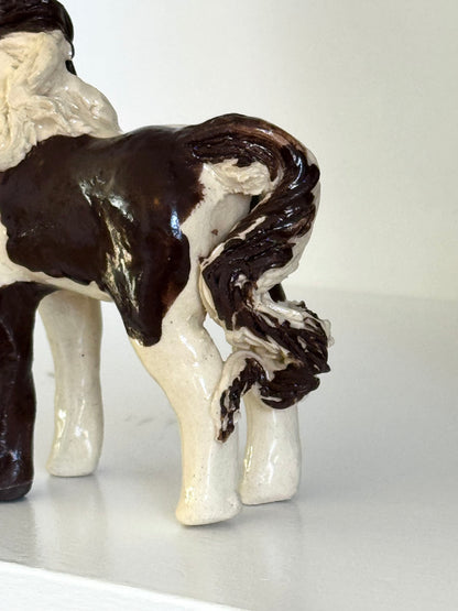 Handmade ceramic pony