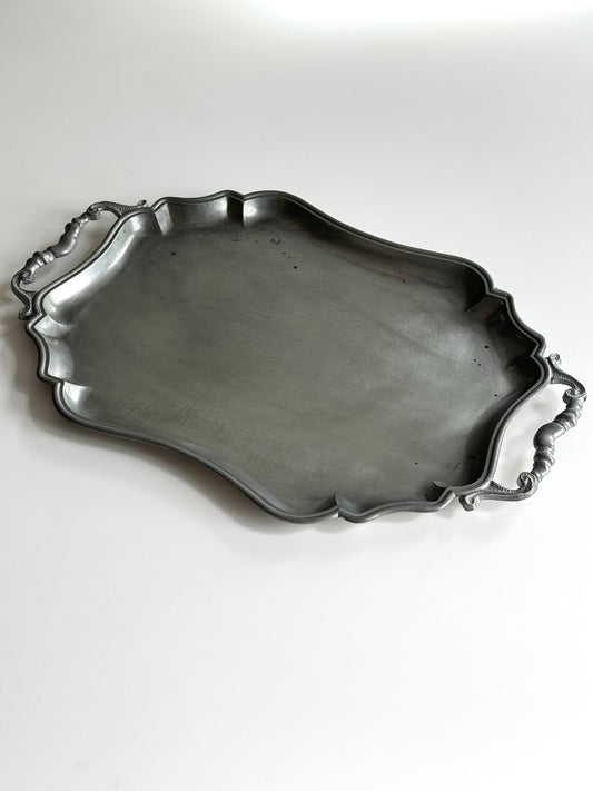 Old tin tray