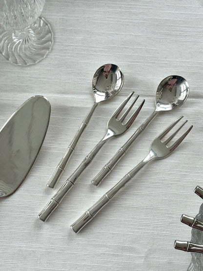 Silver plated flatware