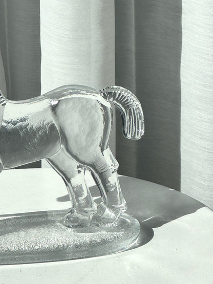 Glass horse