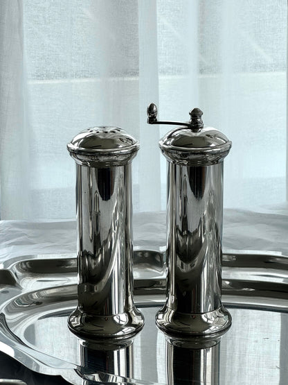 Silver plated salt & pepper